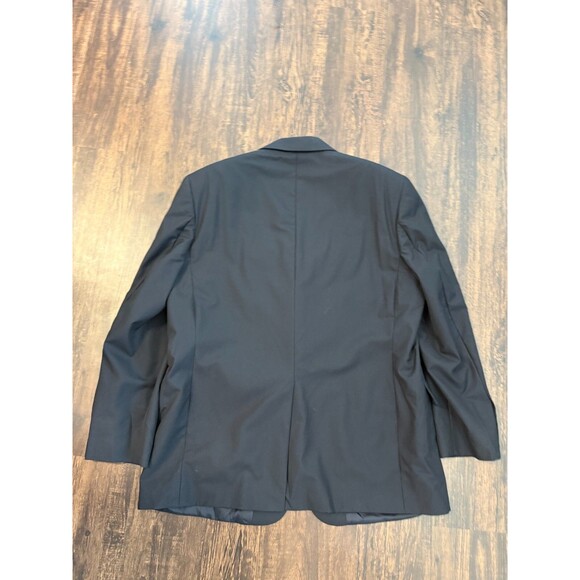 Brooks Brothers Loro Piana Blazer Men 44R Black Wool Country Club Gold Button - Picture 7 of 9